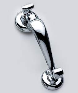 Battant de porte en laiton poli miroir, style rustique, traditionnel indien, gravé - Product Image 4