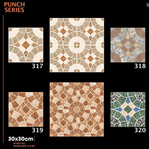 Dalles de sol numériques résistantes aux intempéries pour extérieur, en céramique mate, 300x300mm, 30x30cm, 12x12 pouces - Product Image 1
