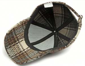 Gorras de Béisbol con Visera Rígida a Cuadros de Moda al por Mayor para Mujer, Protección Solar para Exteriores, Gorra de Béisbol Personalizada - Product Image 6