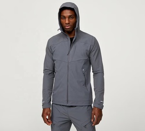High Quality Custom Design Men's Breathable Windproof <b>Canvas</b> Windbreaker Jackets Zipper High Street for Outdoor Warm Casual - Product Image 4