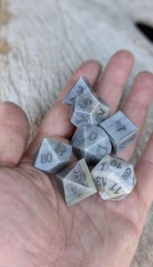 Bone <b>Dice</b> <b>Set</b> Handmade Cubes Natural Finish Classic Numbering Durable Tabletop Gaming Playing Product - Product Image 4