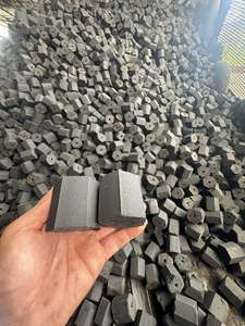 Charbon de bois de sciure de bois dur 100% naturel, briquettes hexagonales fabriquées à la machine, faible fumée, cendres, 4-6 heures de combustion, 7000-8000 kcal/kg - Product Image 5
