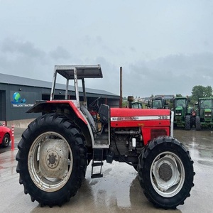 รถแทรกเตอร์ล้อยางสำหรับการเกษตร รุ่น Advanced Massey Ferguson 399 ขับเคลื่อน 4 ล้อ สีแดง พร้อมหลังคาและระบบเกียร์ - Product Image 6
