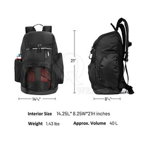 Bolsa de Baloncesto Ligera y Duradera con Logotipo Personalizado, Marca KALEEM QUALITY WEAR, Gran Capacidad para Entrenamientos y Partidos - Product Image 4