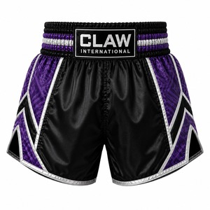 OEM MMA Boxing Shorts Comfortable Stretch Polyester/Nylon Breathable Quick Dry Lightweight Customized - Product Image 4