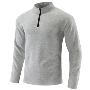 Custom Men's Golf Quarter Zip Shirt | <b>Moisture</b> Wicking Stretch Long Sleeve Performance Top | 100% Polyester Eco-Friendly Winter - Product Image 3