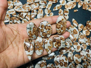 100% Natural High Quality <b>Garnet</b> Limestone Loose Gemstone Unique Stone for Jewelry Making - Product Image 3