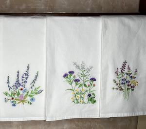 Paños de Cocina Reutilizables Nature4u 100% Algodón, Diseño Bordado de Flores Silvestres, Ecológicos, de Secado Rápido, para Bodas - Product Image 1