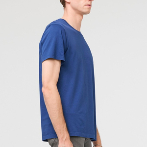 T-shirt décontracté pour homme, coupe slim, style streetwear rétro personnalisé, manches courtes, coton léger, motif uni, taille oversize. - Product Image 5