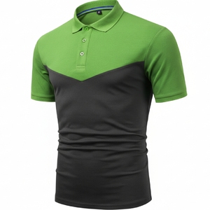 Polo décontracté pour homme à manches courtes, léger, respirant, en mélange de coton, coupe ajustée, mode estivale, streetwear - Product Image 2