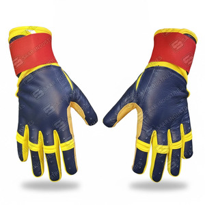 Gants de frappe de baseball en cuir de vachette véritable personnalisés doux léger long design de manchette 0.8mm d'épaisseur SAAR INDUSTRIES - Product Image 2