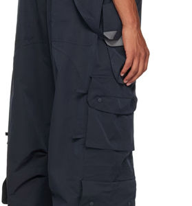 Pantalones Cargo Deportivos Simples de Invierno Personalizables para Mujer, Ecológicos, de Poliéster/Nylon, Cintura Alta, Doble Capa - Product Image 5