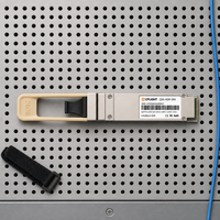 Modul Transceiver Optik InfiniBand HDR 200GBASE-SR4 QSFP56 850nm 100m DOM MTP/MPO-12 APC MMF