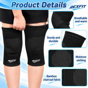 Genouillère de compression robuste en néoprène pour l'haltérophilie et l'entraînement de force – Vente en gros directe usine - Product Image 6