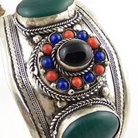 Stone Set White Metal <b>Bangles</b> - Product Image 2