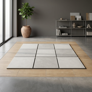 20mm Thick Modern Cotto Ash Porcelain Outdoor Pavers 600x600mm 600x900mm R11 Heavy Duty Industrial Paving for Mall - Product Image 1