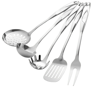 Ensemble de cuillères et spatules en acier inoxydable, compatibles lave-vaisselle, ustensiles de cuisine, 2 pièces à bas prix - Product Image 3
