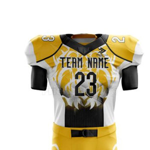 Uniformes de Fútbol Americano Personalizados al Por Mayor a Bajo Precio, Conjuntos de Manga Corta, Transpirables, de Secado Rápido, en Tallas Grandes, con MOQ Bajo - Product Image 1