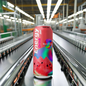 Bebida Energética Sin Azúcar de Marca Privada con Ginseng y Taurina, Baja en Carbohidratos, para Mejorar el Rendimiento, Sabor Natural a Fruta de Ginseng, 250 ml, en Lata de Aluminio - Product Image 4