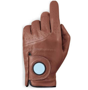 Gants de golf Signature Premium Cabretta anti-UV avec fentes pour les doigts, ultra doux, adhérence professionnelle, main gauche, fabrication OEM, livraison directe d'usine - Product Image 4