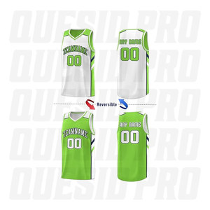Custom Basketball Jersey Mesh Breathable Men’s Basketball Jersey Shirts Ribbed Reversible Sportswear Factory Manufacturer - Product Image 3