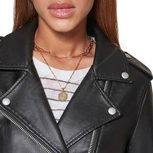 Nouveautés : Vestes en cuir unies personnalisables, élégantes, à manches longues, pour femmes, qualité supérieure, unisexe - Product Image 5