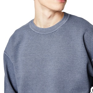 Venta al por mayor 100% algodón básico liso Rosa cuello redondo mujeres sudaderas pulóver sudaderas nuevo de alta calidad - Product Image 6