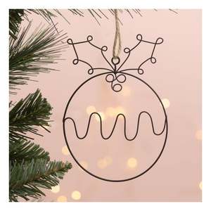 Wholesale Metal Black Hanging Ornament with Customized Design In Affordable Price - Product Image 4