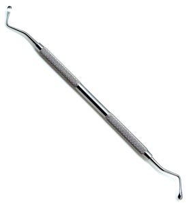 Cureta ósea Lucas de doble punta, con mango hueco dentado, para cirugía periodontal, agarre ergonómico, aprobada por CE e ISO - Product Image 5
