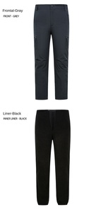 Pantalon de travail 3-en-1 pour homme et <span class=keywords><strong>femme</strong></span>, en polaire chaude et amovible, idéal pour l'automne et l'hiver, les sports de plein air et la <span class=keywords><strong>randonnée</strong></span>, en polyester - Product Image 5
