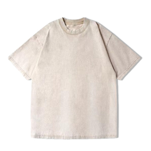 เสื้อยืดลายวินเทจทรงโอเวอร์ไซส์สำหรับผู้ชายแบบย้อมสีเอซิด - Product Image 1