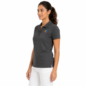 comfortable women <b>polo</b> shirt designed with smooth fabric a neat collar and relaxed shape for everyday outfits work travel and - Product Image 2