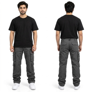 Casual <b>men</b> <b>cargo</b> <b>pant</b> featuring spacious utility pockets soft comfortable fabric and relaxed silhouette for versatile daily - Product Image 4