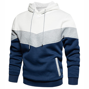 Clush Sports Zipper-Up Hoodie 100% Cotton Fleece Heavyweight Solid Breathable Eco-Friendly <b>Waterproof</b> Windproof Quick Dry Men's - Product Image 1