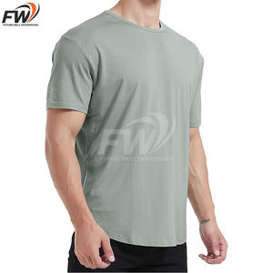T-shirts pour hommes OEM, style unique, respirants, vêtements décontractés, 100% coton, coupe régulière, col rond, personnalisables, confortables, séchage rapide - Product Image 3