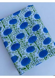 Tela 100% Algodón Hecha a Mano en India con Bordado, Transpirable y Ligera, Estampados Florales Hechos a Mano para Niñas, Textiles para el Hogar, OEM - Product Image 2