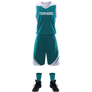 Camiseta de Baloncesto Personalizada con Logotipo para Hombre, Uniforme de Equipo en Blanco, Cuello en V Rojo y Blanco, Camiseta de Entrenamiento Transpirable de Malla para Partido y Práctica - Product Image 4