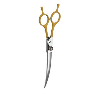 Professional Pet Hair Grooming <b>Scissor</b> Curved Blade Stainless Steel Grooming <b>Scissor</b> - Product Image 6