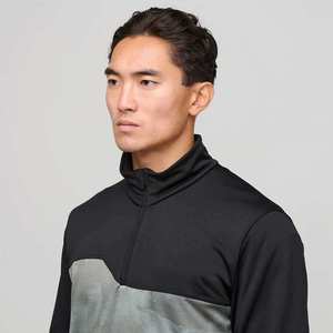 เสื้อกีฬาถักลายปักแบบซิปครึ่งตัว คอฮู้ดแบบซิป 1/4  ผ้าโพลีเอสเตอร์/คอตตอน - Product Image 2