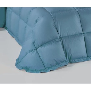 Ensemble de couette en polyester de couleur unie, bleu, literie pour la maison, style simple, lavable en machine - Product Image 3