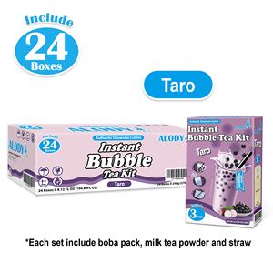 Kit instantané de thé au tapioca Alody Taro - Utilisation à domicile, 3 ensembles par boîte, durée de conservation de 18 mois, sans additifs - Product Image 6