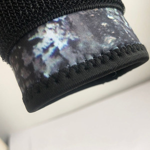 Gants de pêche légers en polyester camouflage, trois doigts libres, imperméables, antidérapants, coupe-vent, pour la plongée, les activités de plein air, unisexes - Product Image 5