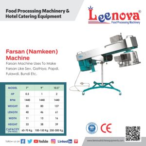 Sécheuse inclinable haute performance Leenova de qualité supérieure avec moteur pour l'extraction d'huile supplémentaire de Namkeen et le séchage des gaufrettes - Product Image 1