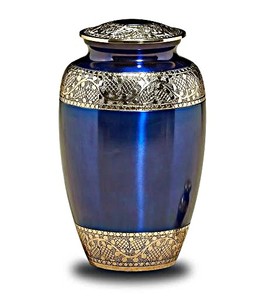 Urna Funeraria de Latón Pulido Grabado con Águila Roja, para Cenizas de Adultos, Estilo Americano/Europeo - Product Image 3