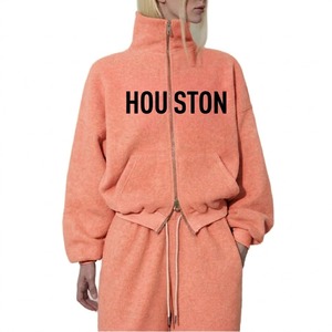 Chaqueta Corta con Cierre para Mujer, Color Verde Oliva, Sudadera de Cuello Alto, Corte Holgado, Conjunto Deportivo de Dos Piezas, Estilo Urbano - Product Image 2