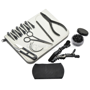 Kit d'outils professionnels en acier inoxydable pour extensions de cheveux, pour salon et usage beauté - Product Image 3