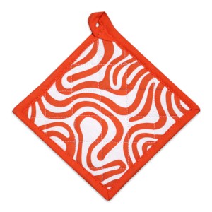 Printed Cotton <b>Pot</b> <b>Holders</b> Abstract Design Oven Safe Dishwasher Safe 160gsm Fashionable Eco-friendly Kitchen Use - Product Image 4