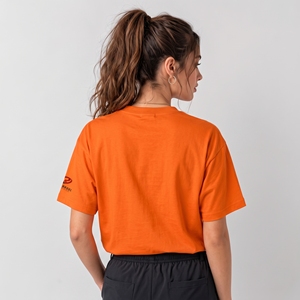 Camiseta de Algodón Suave para Mujer con Estampado Gráfico en Relieve, Estilo Urbano, Cómoda, Holgada, para Uso Diario - Product Image 6