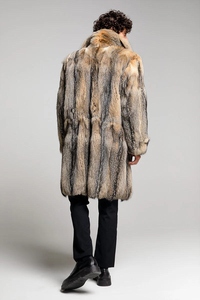 Abrigo de Piel Sintética para Hombre, Inspirado en la Elegancia Atemporal, Abrigo de Invierno de Primera Calidad, Imitación Piel de Visón, para Caballeros Modernos - Product Image 2