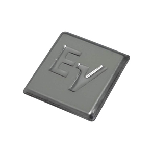 Plaque signalétique autocollante en aluminium personnalisée – Plaque de logo carrée argentée autocollante pour l'étiquetage des équipements et des actifs - Product Image 2